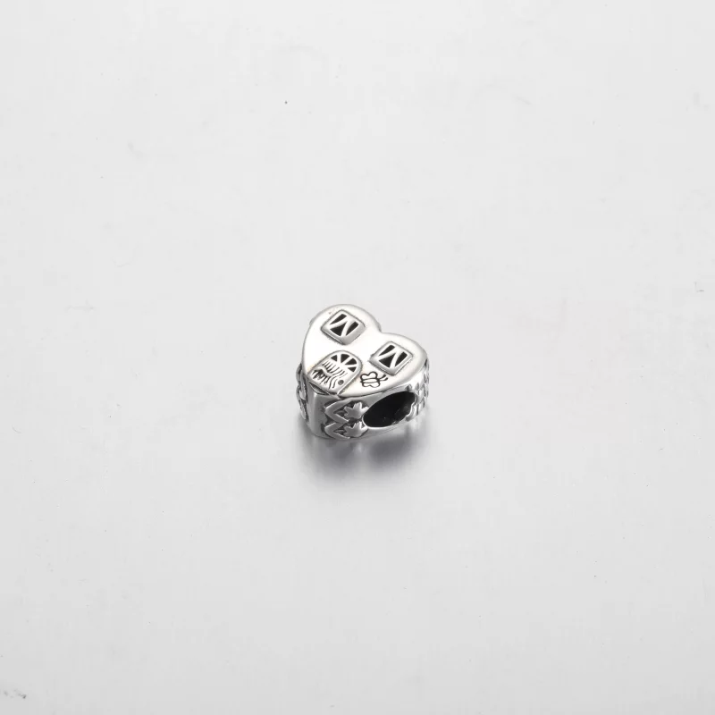 (image pour) Pandora Charm Maison Cœur Lieu de Bonheur - 792249C00 - Afficher 2