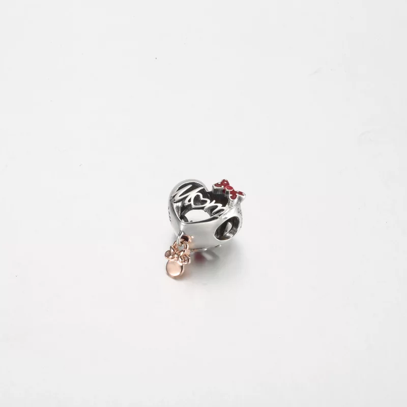 (image pour) Pandora Disney Minnie Mouse Cœur de Maman Charm - 781142C01 - Afficher 2