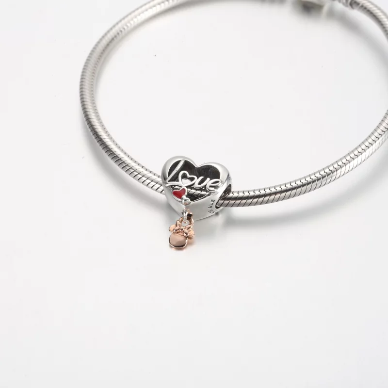 (image pour) Pandora Disney Minnie Mouse Cœur de Maman Charm - 781142C01 - Afficher 5