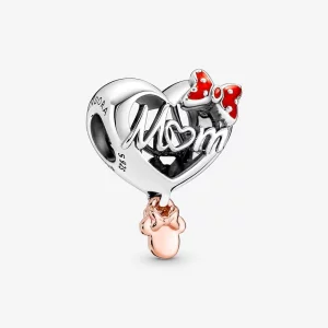 (image pour) Pandora Disney Minnie Mouse Cœur de Maman Charm - 781142C01