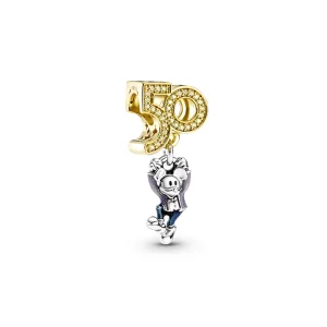 (image pour) Pandora Disney Parks Mickey Mouse 50e Anniversaire Charme Pendentif - 769597C01