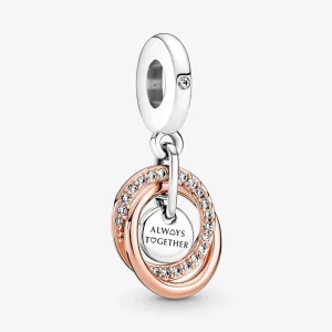 (image pour) Pandora Famille Toujours Entrelacée Charm à Pampille - 780797C01