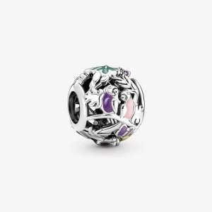 Pandora Jungle Creatures & Leaves Charm - 791620C01 (image pour) Pandora Jungle Creatures & Leaves Charm - 791620C01