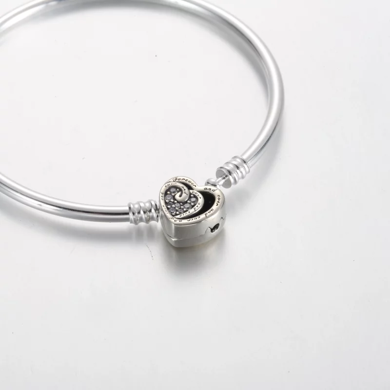 (image pour) Pandora Moments Entwined Infinite Hearts Fermoir Bracelet - 591064C01 - Afficher 5