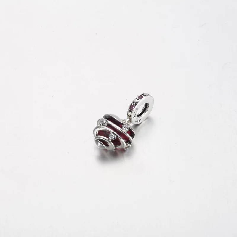 (image pour) Pandora Révélez Votre Amour Cœur Spirale Charm Pendentif - 791131C01 - Afficher 2