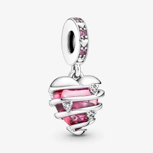 (image pour) Pandora Révélez Votre Amour Cœur Spirale Charm Pendentif - 791131C01
