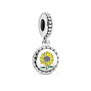 (image pour) Pandora Sunflower Love For All Charmes à Pendentif - 792018C00_E030