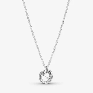 (image pour) Pendent Collier Famille Toujours Entourée Pandora - 391455C01