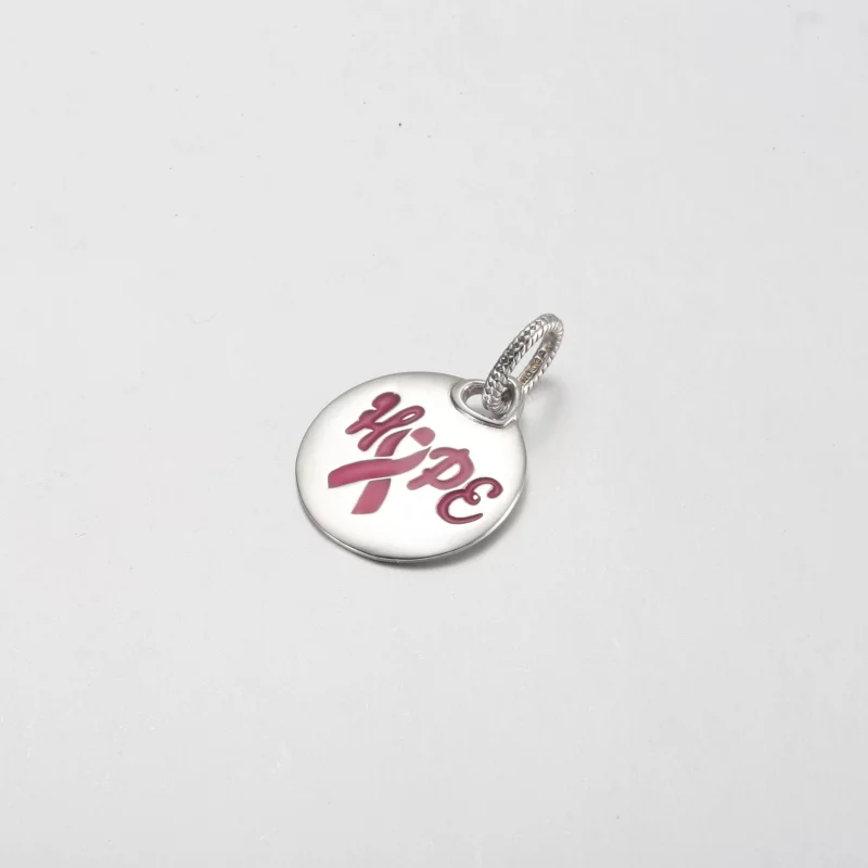 (image pour) Pendent Ruban Rose Pandora Hope - ENG398610C00_9 - Afficher 2