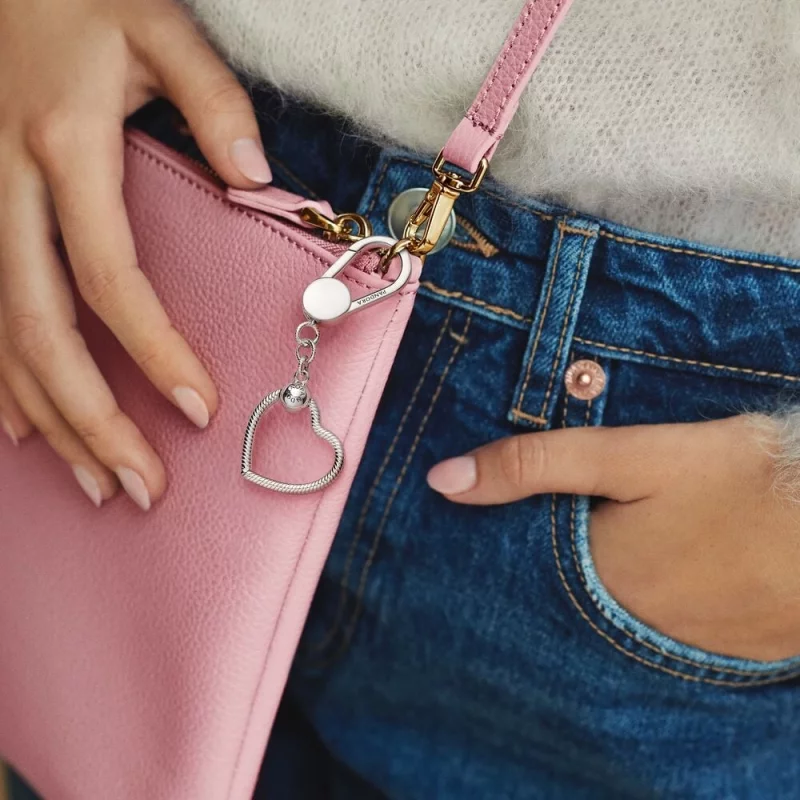 (image pour) Porte-charme petit cœur Pandora Moments - 392238C00 - Afficher 6