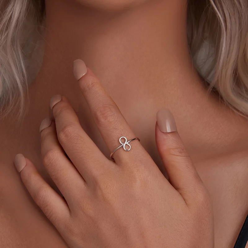(image pour) Bague Infinity Ouverte Style PANDORA - SCR996-E - Afficher 5