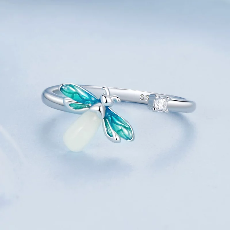 (image pour) Bague ouverte Luciole Style PANDORA - BSR514-E - Afficher 3