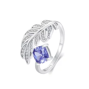 (image pour) Bague Plume Ouverte Style PANDORA - BSR518-E