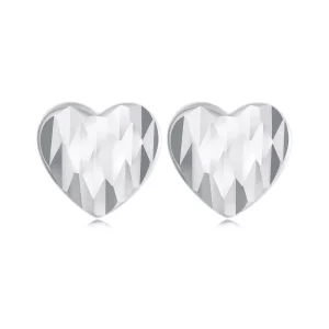 (image pour) Boucles d'oreilles fleur en forme de cœur style PANDORA - SCE1703