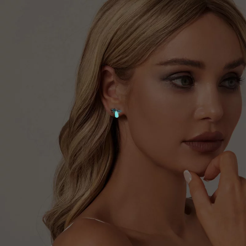 (image pour) Boucles d'oreilles Luciole Style PANDORA - BSE962 - Afficher 6