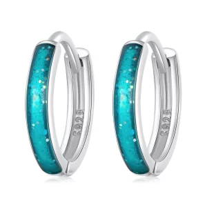 (image pour) Boucles d'oreilles simples style PANDORA - BSE603