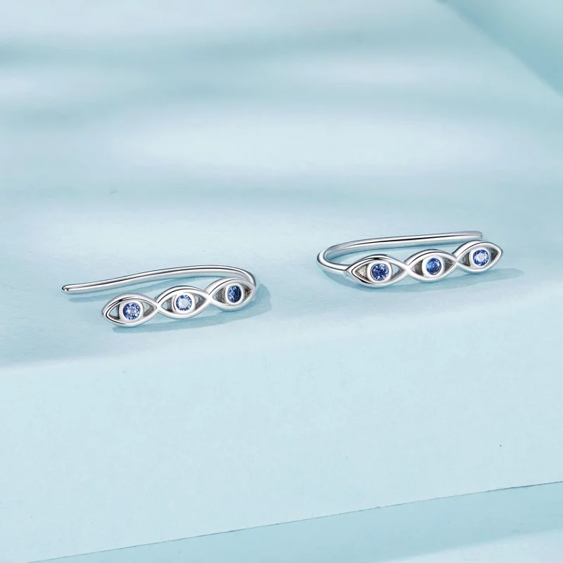 (image pour) Boucles d'oreilles Style PANDORA Œil du Diable - SCE1695 - Afficher 2