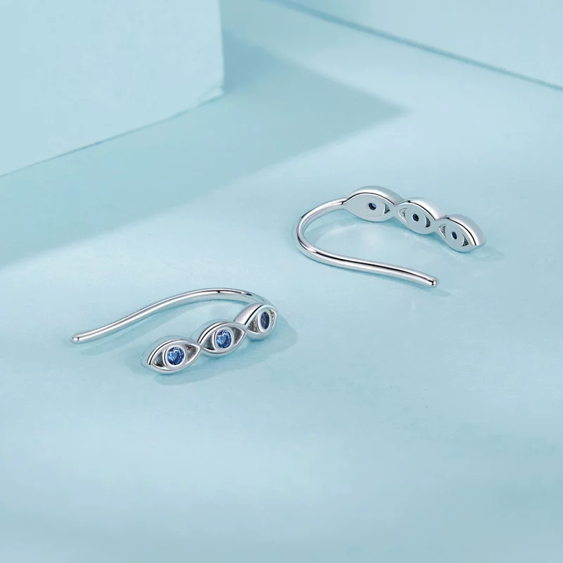 (image pour) Boucles d'oreilles Style PANDORA Œil du Diable - SCE1695 - Afficher 4