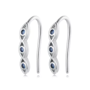 (image pour) Boucles d'oreilles Style PANDORA Œil du Diable - SCE1695