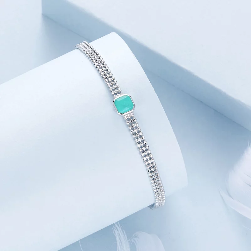 (image pour) Bracelet en Pierres de Glace Style PANDORA - BSB157 - Afficher 2