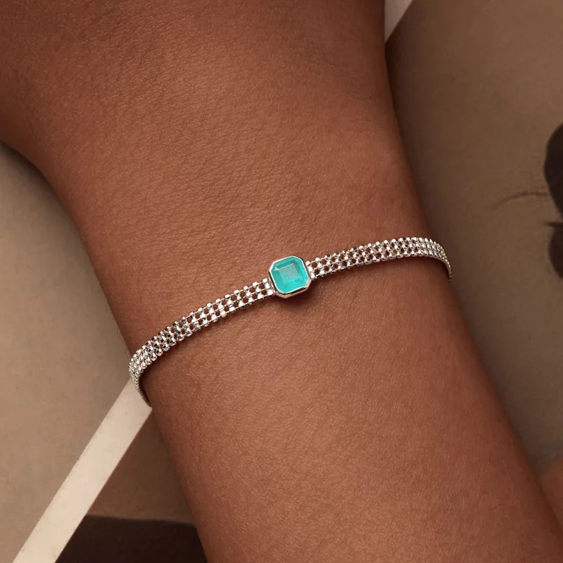 (image pour) Bracelet en Pierres de Glace Style PANDORA - BSB157 - Afficher 4