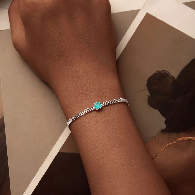 (image pour) Bracelet en Pierres de Glace Style PANDORA - BSB157 - Afficher 5