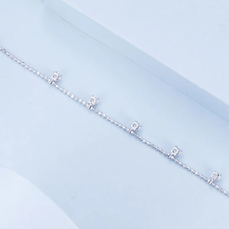 (image pour) Bracelet en Zirconium Fin Étincelant Style PANDORA - BSB156 - Afficher 3