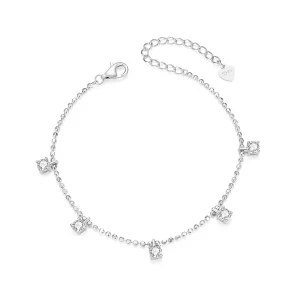 Bracelet en Zirconium Fin Étincelant Style PANDORA - BSB156 (image pour) Bracelet en Zirconium Fin Étincelant Style PANDORA - BSB156