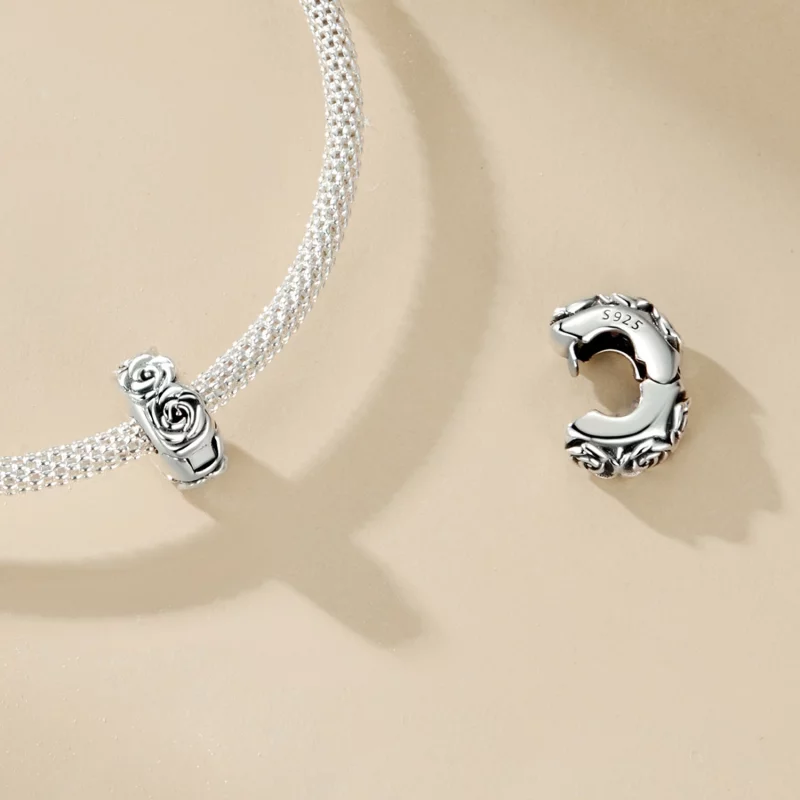 (image pour) Charm de boucle de positionnement style rose PANDORA - SCC2706 - Afficher 4