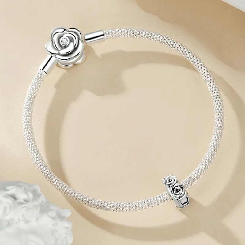 (image pour) Charm de boucle de positionnement style rose PANDORA - SCC2706 - Afficher 5