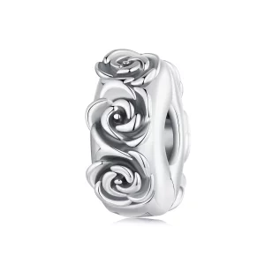 (image pour) Charm de boucle de positionnement style rose PANDORA - SCC2706