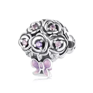 (image pour) Charme Bouquet de Roses Style PANDORA - SCC2704