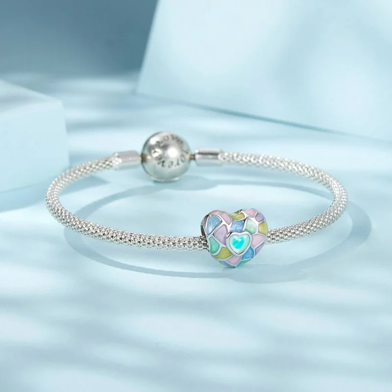 (image pour) Charme Cœurs Néon Style PANDORA - SCC2708 - Afficher 5