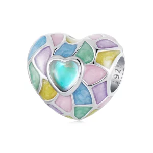 Charme Cœurs Néon Style PANDORA - SCC2708 (image pour) Charme Cœurs Néon Style PANDORA - SCC2708