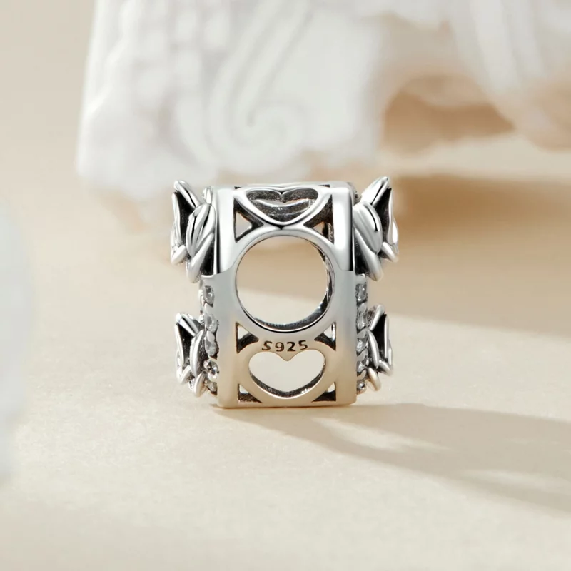 (image pour) Charme de Commémoration de Proposition Romantique Style PANDORA - SCC2702 - Afficher 3