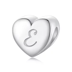 (image pour) Charme Lettre Cœur Style PANDORA - E - SCP065Charme -E