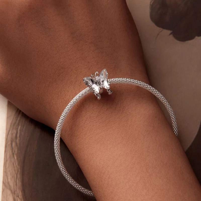 (image pour) Charme Papillon Scintillant Style PANDORA - BSC965 - Afficher 6
