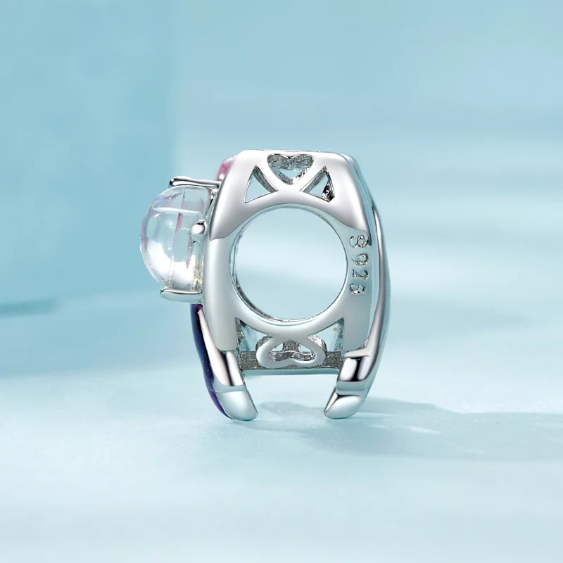 (image pour) Charme Ruban Rose Style PANDORA - SCC2685 - Afficher 3