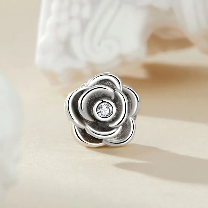 (image pour) Charme Tridimensionnel Style PANDORA Rose - SCC2705 - Afficher 2