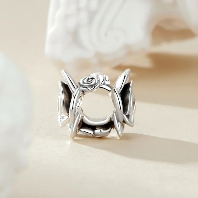 (image pour) Charme Tridimensionnel Style PANDORA Rose - SCC2705 - Afficher 3