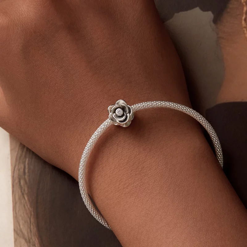 (image pour) Charme Tridimensionnel Style PANDORA Rose - SCC2705 - Afficher 7