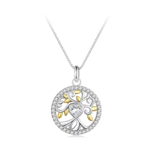 Collier Arbre de Vie Style PANDORA - BSN371 (image pour) Collier Arbre de Vie Style PANDORA - BSN371