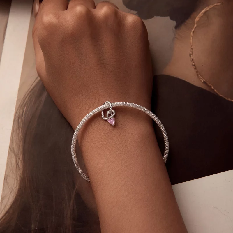 (image pour) Cœur Intelligent Suspendu Style PANDORA - SCC2692 - Afficher 5