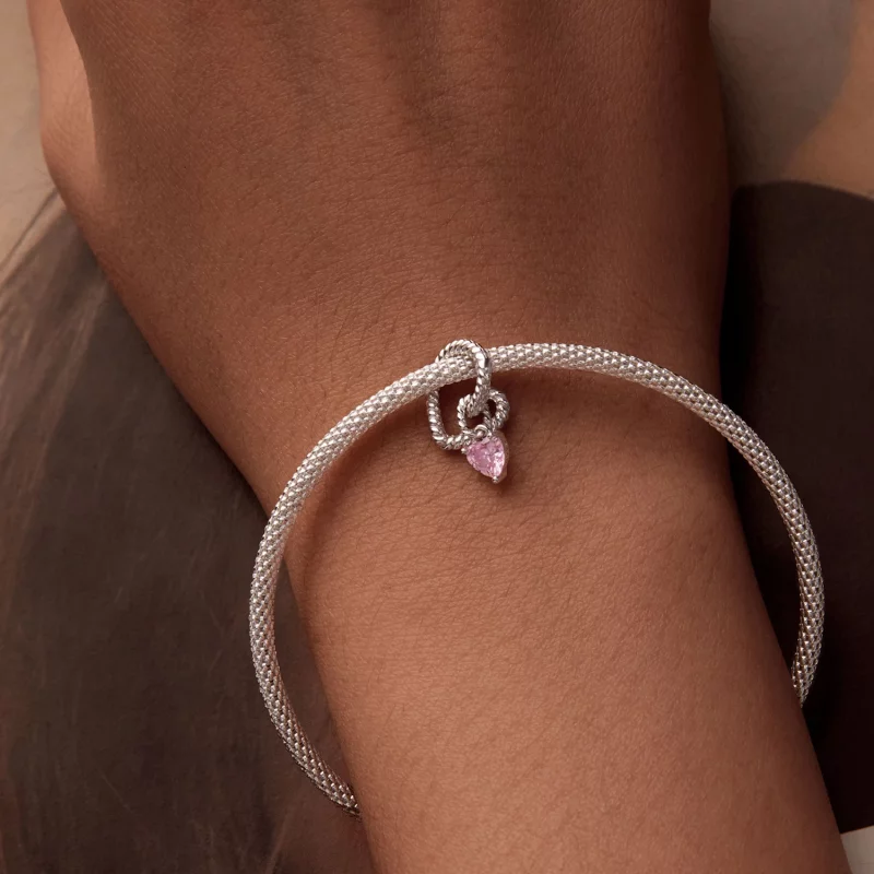 (image pour) Cœur Intelligent Suspendu Style PANDORA - SCC2692 - Afficher 6