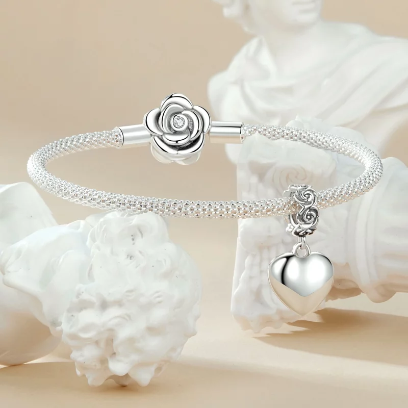 (image pour) PANDORA Style Boîte à Proposition Romantique Rose Suspendue - SCC2701 - Afficher 4