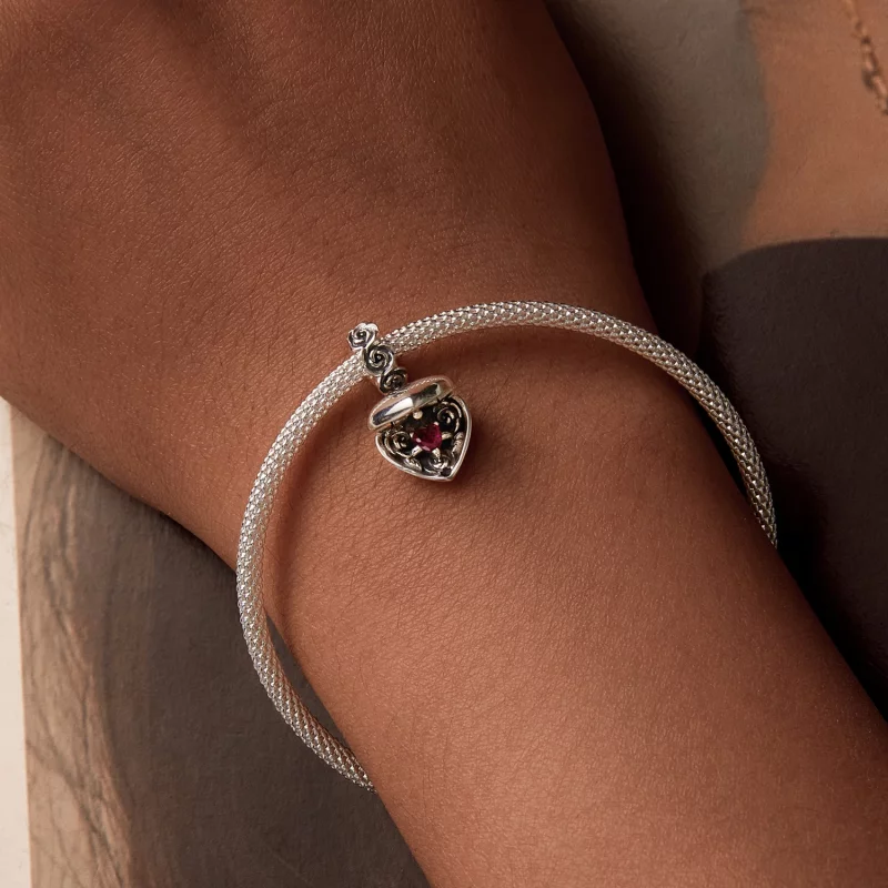 (image pour) PANDORA Style Boîte à Proposition Romantique Rose Suspendue - SCC2701 - Afficher 9