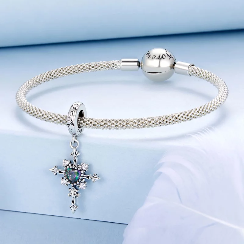 (image pour) PANDORA Style Croix Pendentif - BSC970 - Afficher 3