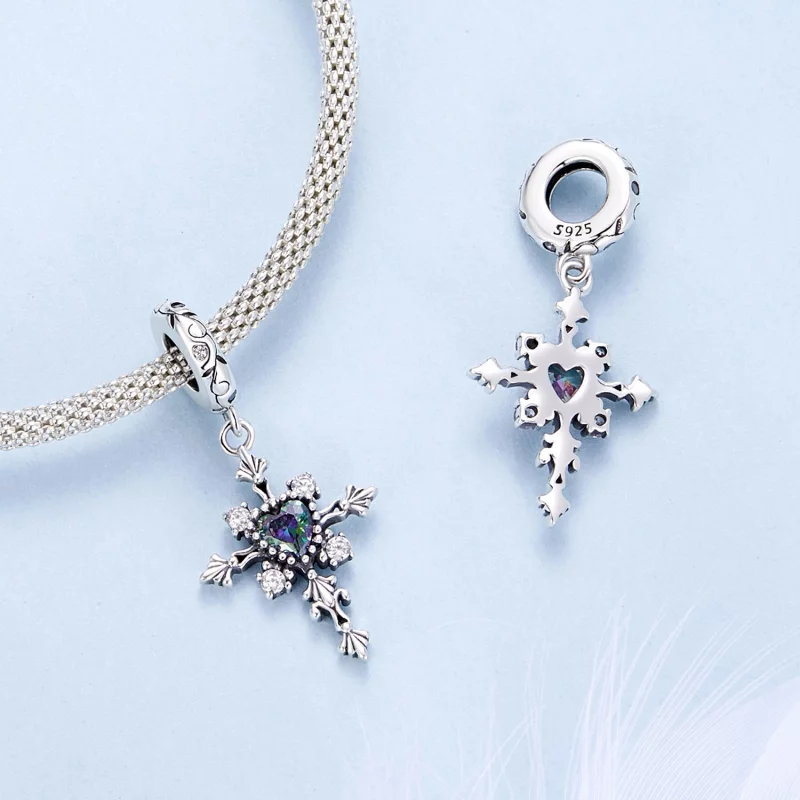 (image pour) PANDORA Style Croix Pendentif - BSC970 - Afficher 4
