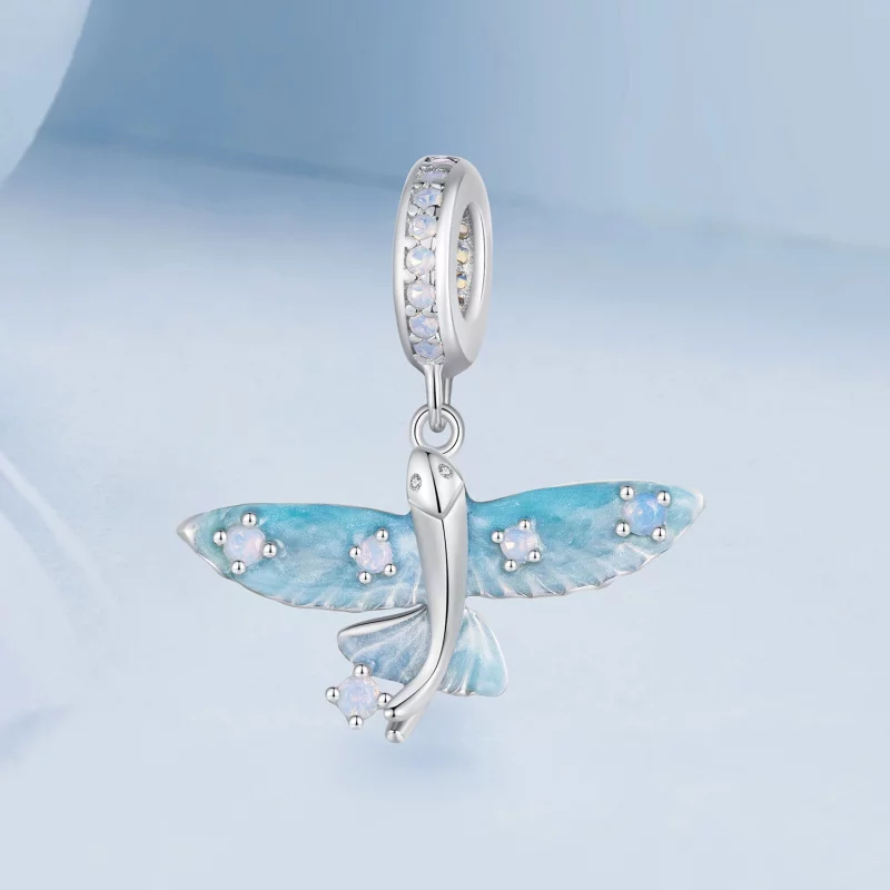 (image pour) PANDORA Style Flying Fish Pendent - BSC967 - Afficher 2