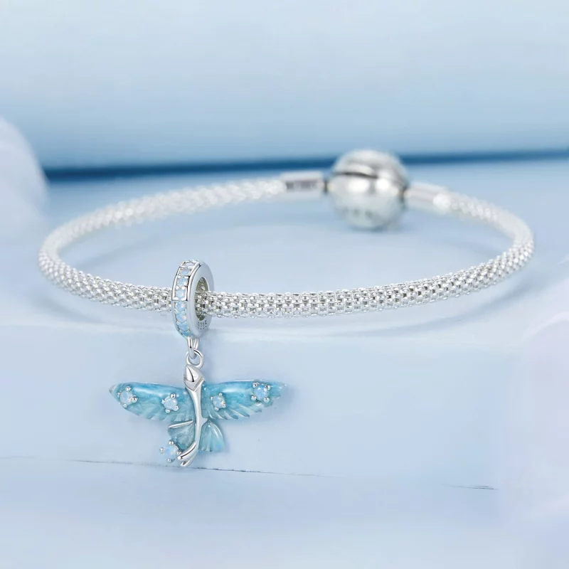 (image pour) PANDORA Style Flying Fish Pendent - BSC967 - Afficher 3